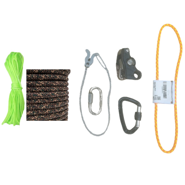 gear for rappelling ACO 9.5mm Ghillie Rappel Kit With Safeguard – RDA Outdoors